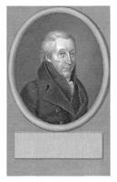 Porträt von gijsbert Karel van hogendorp, Jakob ernst Marcus, nach hendrik Willem caspari, 1814 - - 1817 foto