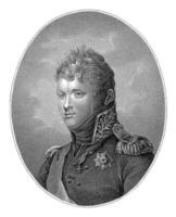 Porträt von Alexander ich Zar von Russland, Wilhelm von senus, nach Louis de Saint-Aubin, 1801 - - 1851 foto
