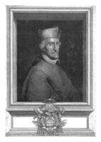 Porträt von Kardinal Hieronymus Grimaldi, Jakob coelemans, c. 1731 - - c. 1733 foto