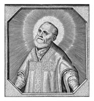 Porträt von Heilige filippo Neri, Hieronymus wierix, 1595 foto