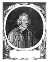 Porträt von christian rumpf beim das Alter von 65, Hendrik dankets, 1657 foto