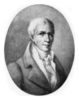 Jean-Baptiste Lamarck, Jahrgang Gravur. foto