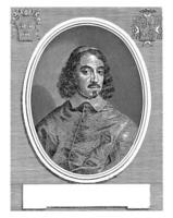 Porträt von Kardinal Rinaldo d'este, giuseppe Maria testana, 1658 - - 1679 foto