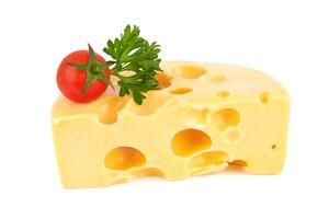 Käse auf Weiß foto