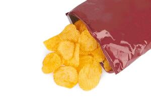 Kartoffel Chips Tasche foto