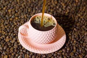 Kaffee Bohnen Textur, Kaffee Bohnen Hintergrund, Kaffee Hintergrund foto