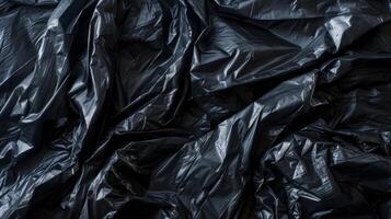 ai generiert Plastik Tasche Textur foto