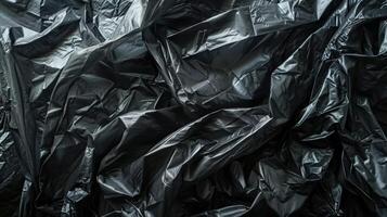 ai generiert Plastik Tasche Textur foto