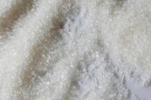 Zucker Stapel isoliert auf Weiß Hintergrund foto