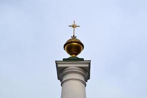 Kuppel von Christian Kirche. foto