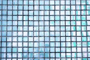 hell Blau Mosaik Hintergrund. holografisch Textur. foto