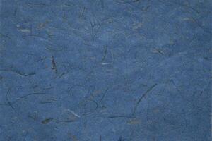 Hintergrund von Blau texturiert handgemacht Maulbeere Papier foto
