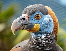 ai generiert ein Nahansicht von ein dodo Vogel foto