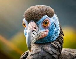 ai generiert ein Nahansicht von ein dodo Vogel foto