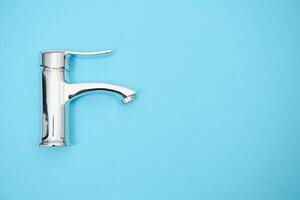 Neu Chrom oder Stahl Rührgerät Zapfhahn zum Badezimmer sinkt foto