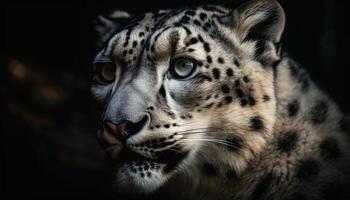 ai generiert majestätisch Tiger starren, Schönheit im Natur, wilde Katze Auge erfasst Ruhe generiert durch ai foto