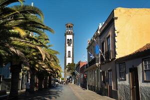 Juli 25, 2019. das Stadt von Santa Cruz de Teneriffa. Kanarienvogel Inseln, Spanien foto