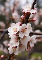 ai generiert Frische von Frühling Blüten im Natur beschwingt Strauß von Schönheit generiert durch ai foto