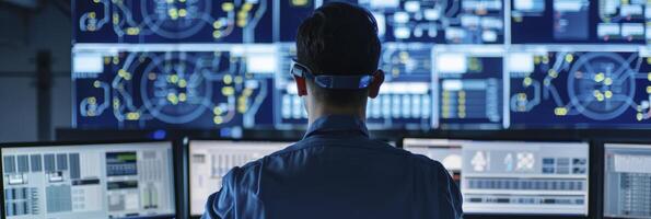 ai generiert diskutieren das Internet-Sicherheit Herausforderungen damit verbundenen mit scada Systeme und das Maße Ingenieure Muss implementieren zu sichern kritisch Infrastruktur von Cyber Bedrohungen und Anschläge foto