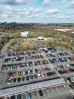 hoch Winkel Aussicht von Watford Stadt von England großartig Großbritannien. März 3., 2024 foto