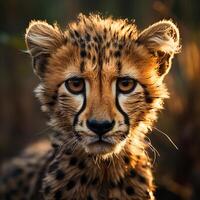 afrikanisch wild Gepard foto