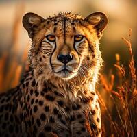 afrikanisch wild Gepard foto