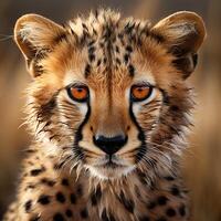 afrikanisch wild Gepard foto