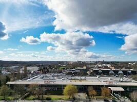 hoch Winkel Aussicht von Watford Stadt von England großartig Großbritannien. März 3., 2024 foto