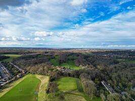 Antenne Aussicht von zentral Watford Stadt von England vereinigt Königreich. März 3., 2024 foto