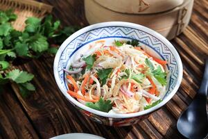 gehen ga Vietnam Hähnchen Salat foto