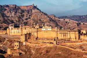 amer Bernstein Fort, Rajasthan, Indien foto