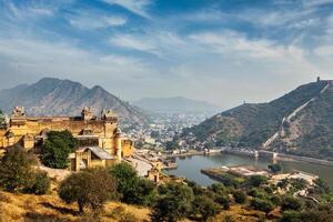 amer auch bekannt Bernstein Fort, Rajasthan, Indien foto