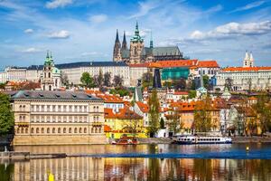 Gradchany Prag Schloss und st. Vitus Kathedrale foto