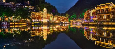 Feng huang uralt Stadt, Dorf Phönix uralt Stadt, Dorf , China foto