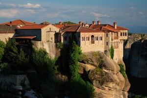 Klöster von meteora, Griechenland foto