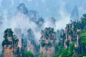 zhangjiajie Berge, China foto