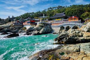 haedong yonggungsa Tempel. Busan, Süd Korea foto