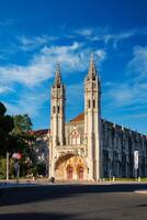 Lissabon Marine Museum Gebäude. Belem, Lissabon, Portugal foto