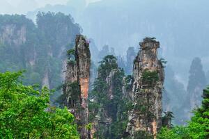 zhangjiajie Berge, China foto