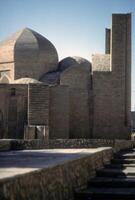 timurid Stil Mauerwerk Moschee foto