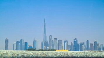 Dubai und es ist die meisten schön Sehenswürdigkeiten Vitrine das Inbegriff von modern Luxus und architektonisch Wunder foto