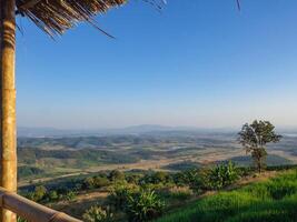 szenisch Aussicht Landschaft von Berge im Nord Thailand. foto