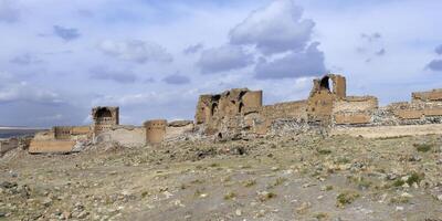 Stadt Wände umkreisen das ani archäologisch Grundstück, Kars, Truthahn foto