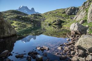 Cheserys, Massiv von mont Blanc, Chamonix, Haute Savoyen, Frankreich foto