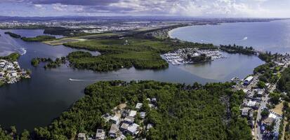 Lagune la Torrencilla zwischen Carolina und Loiza, puerto rico foto