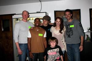 Derek mears, Arlen escarpeta, Tavis van Strandschnecke, Caleb Guss, Amanda righthetti, und Nick mennell foto