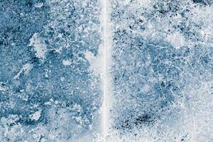 Eis Blöcke Oberfläche, Blau getönt. Eis Textur Hintergrund. texturiert kalt eisig Oberfläche von Eis Blöcke. foto