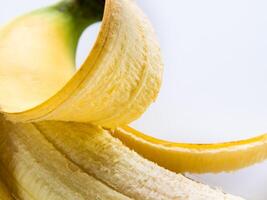 Cavendish-Banane isoliert auf weißem Hintergrund foto