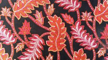 Blatt Motiv Batik, Batik Hintergrund foto