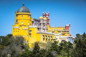 Sintra, Portugal beim Pena National Palast. foto